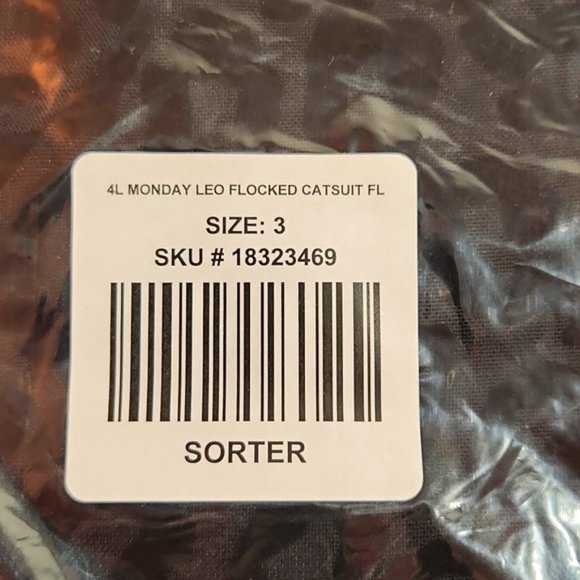 ❤️NWT VINTAGE TORRID CATSUIT - FULL LENGTH - LEOPARD ANIMAL PRINT PLUS SIZE - Picture 6 of 13